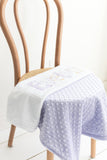 Monogrammed Baby Blanket in Lavender "Dusk"