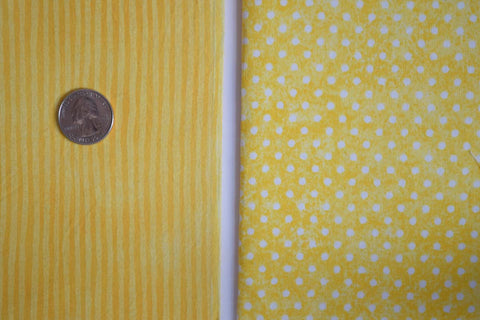 #144 Yellow Striped and Polka Dot