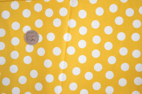#159 Mustard Medium Polka Dot