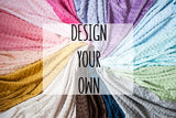 design your own monogrammed baby blanket