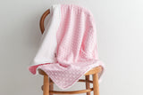pink minky baby blanket