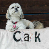 Monogrammed Blanket in "Puppy"